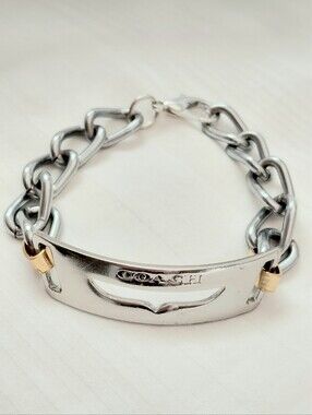 Coach Silver Gold Bracelet